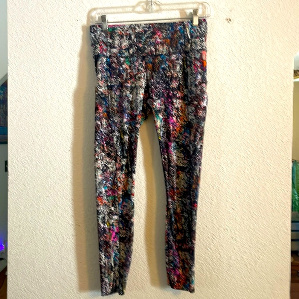Lululemon Fast and Free Tight II 25" Non-Reflective Nulux, Vitalize Multi, 8